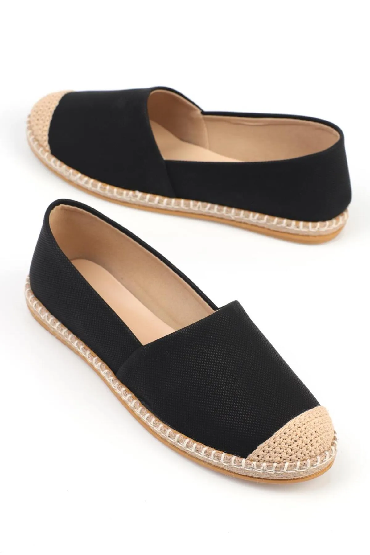 Capone Outfitters  Capone Schwarze Damen-Espadrille