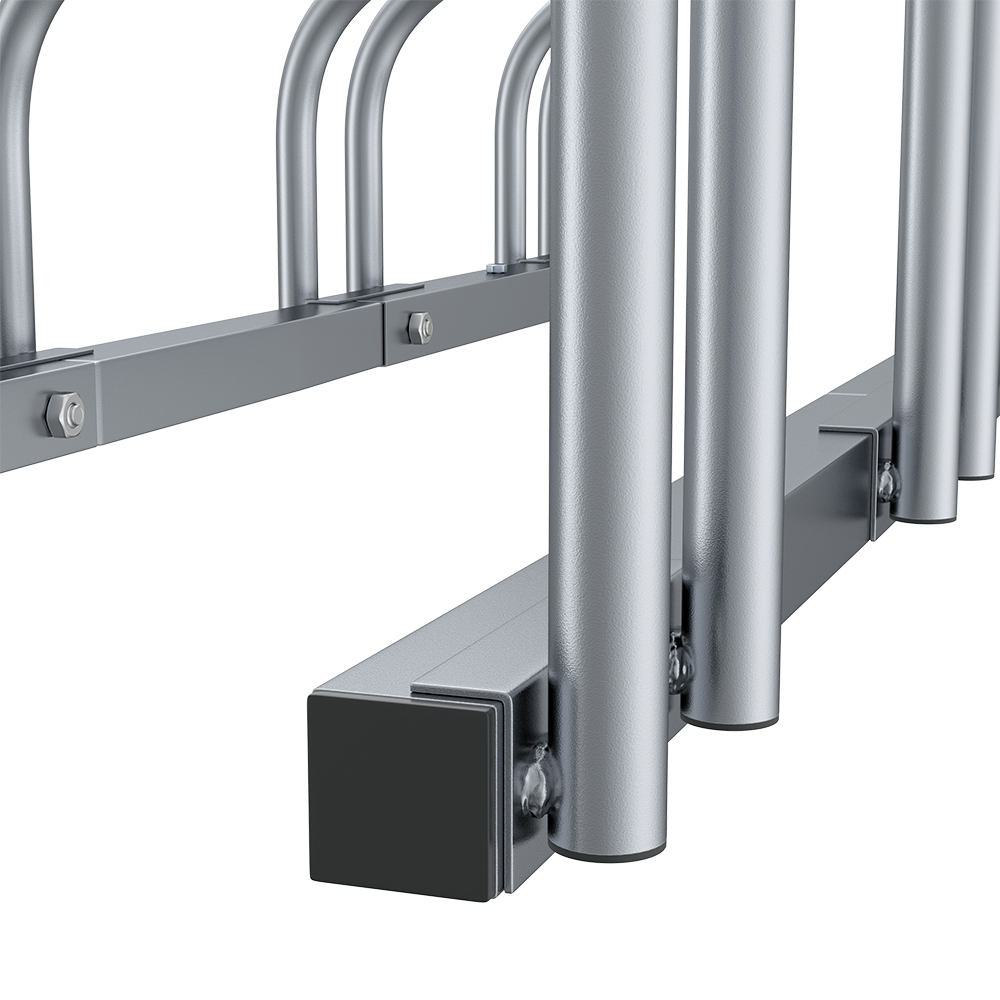 Monzana Fahrradständer für 4 Fahrräder 95 x 32 x 27 cm
