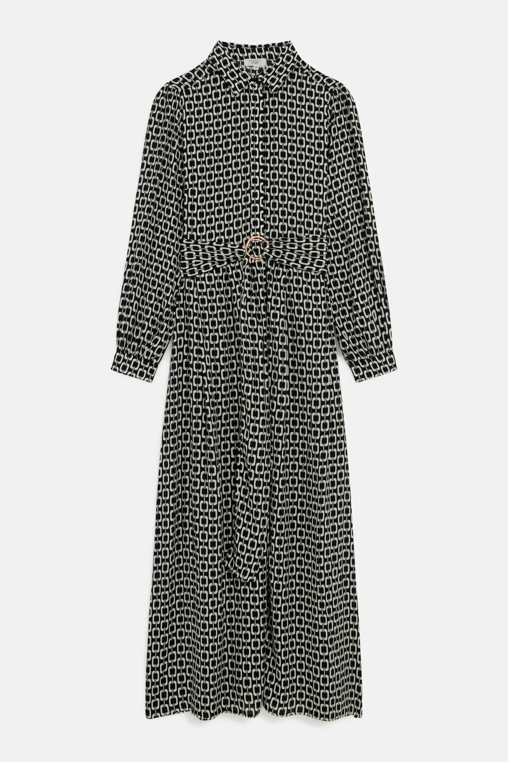Robe rileste noir femme