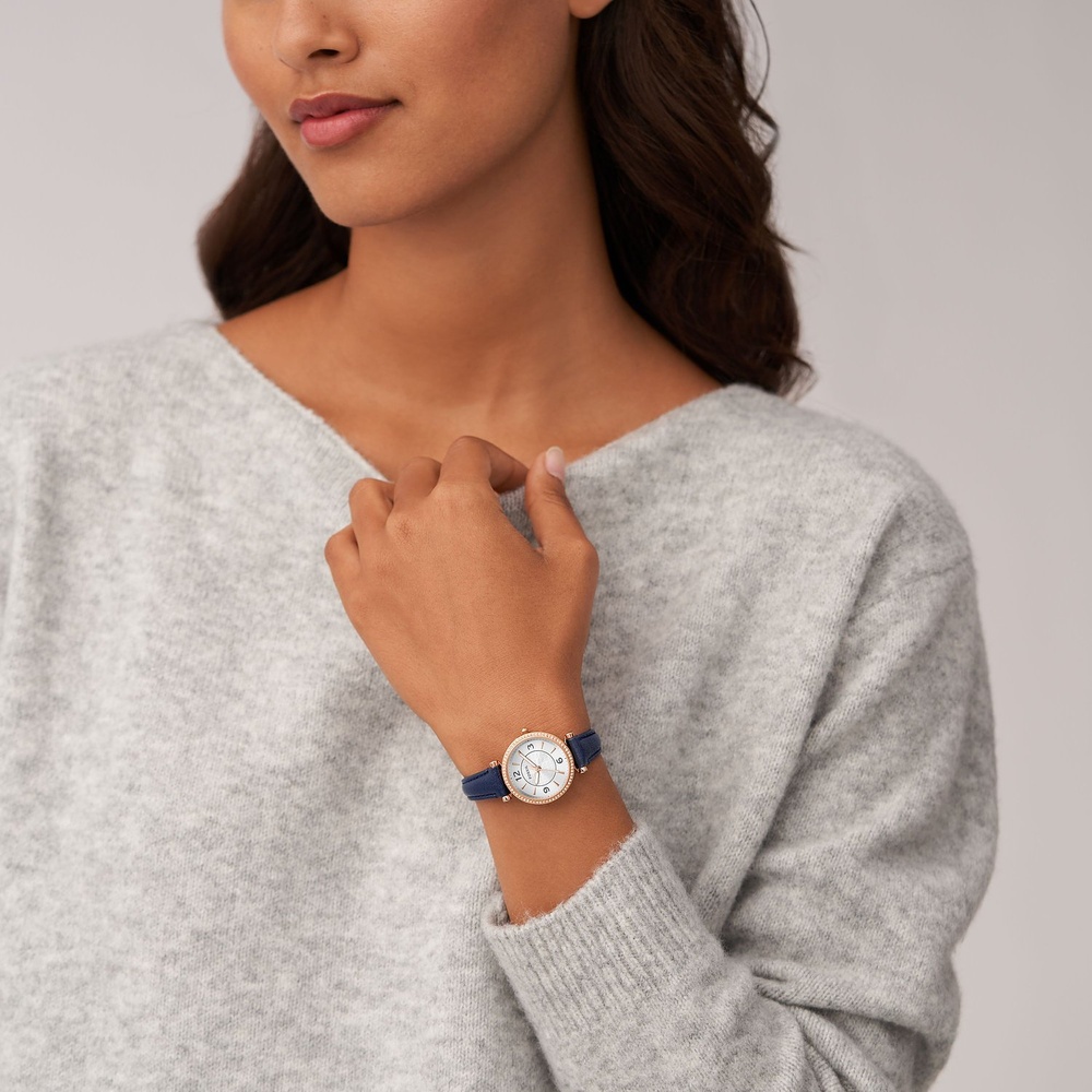 Fossil Montre pour femme Acier inoxydable Montre