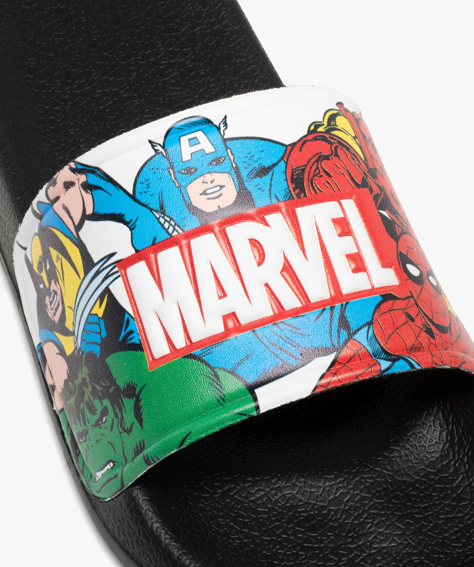 Mules de piscine homme imprimées superhéros - Marvel multicolore | GEMO