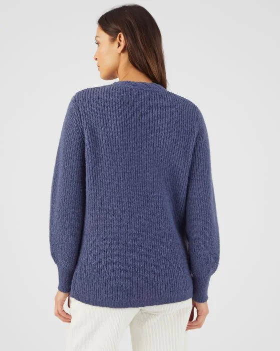 Gilet maille perlée patte torsadée Thermolactyl