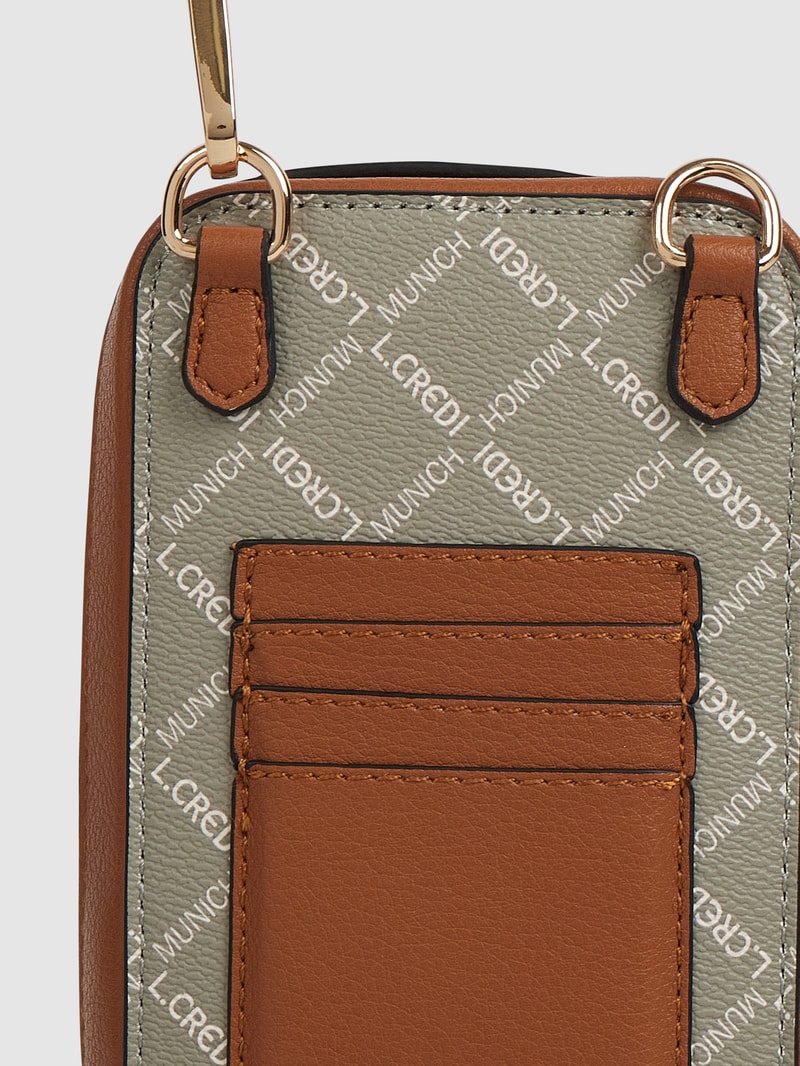 Handytasche in Leder-Optik Modell 'Filiberta' in stein
