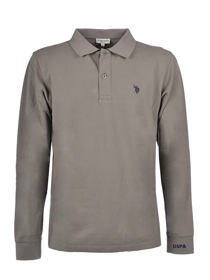 U.S. Polo Assn. Poloshirt in Grau günstig kaufen