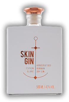 Skin Gin - Edition blanc Skin Gin - Edition blanc Extravaganter und handgefertigter Dry Gin aus Deutschland. 0,5	 Liter - Vol 42%