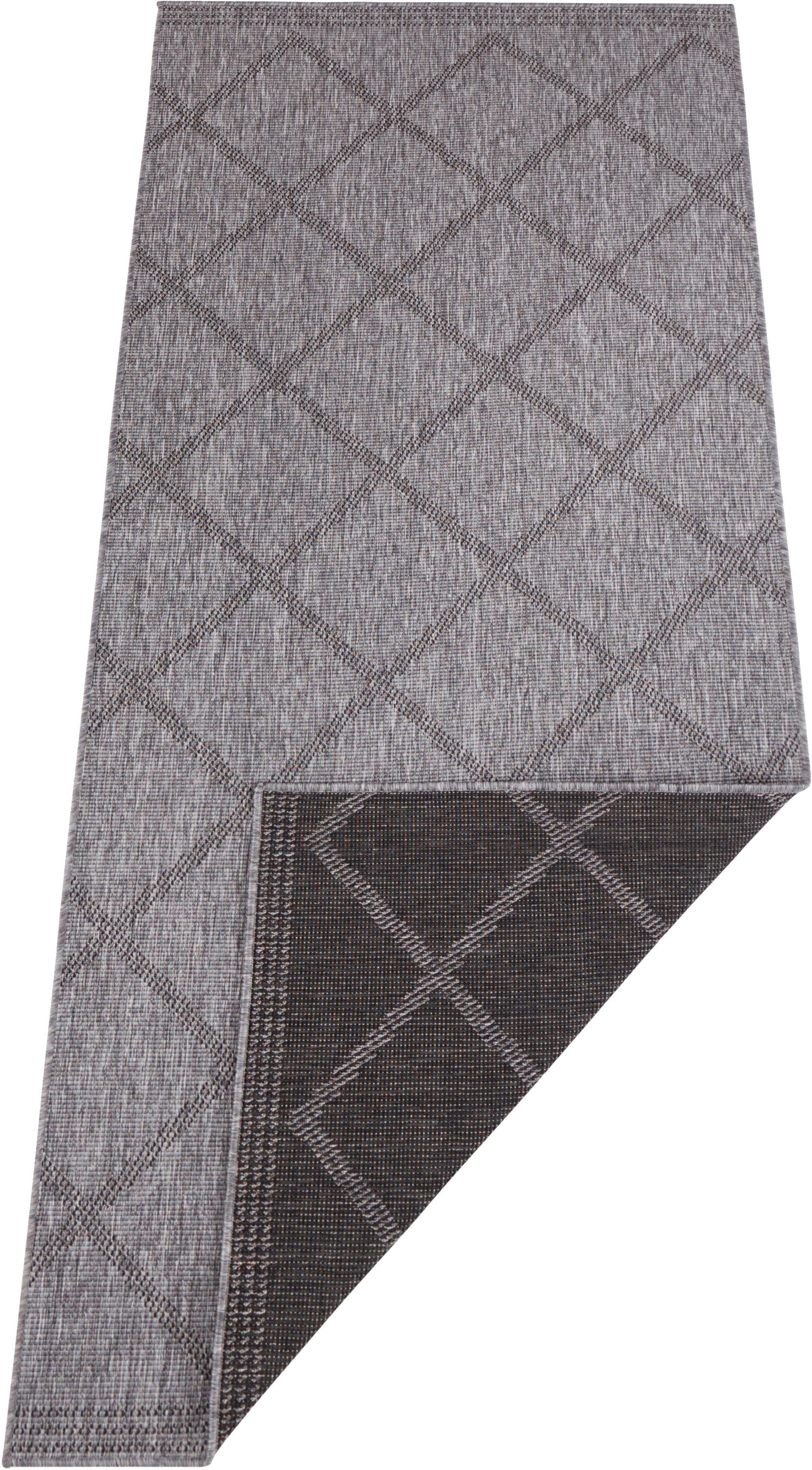 Läufer Corsica, NORTHRUGS, rechteckig, Höhe: 5 mm, In-& Outdoor, Wetterfest, Balkon, Garten, Wohnzimmer, Wasserfest
