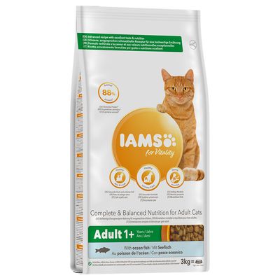 IAMS for Vitality Ausgewachsene Katzen mit Seefisch