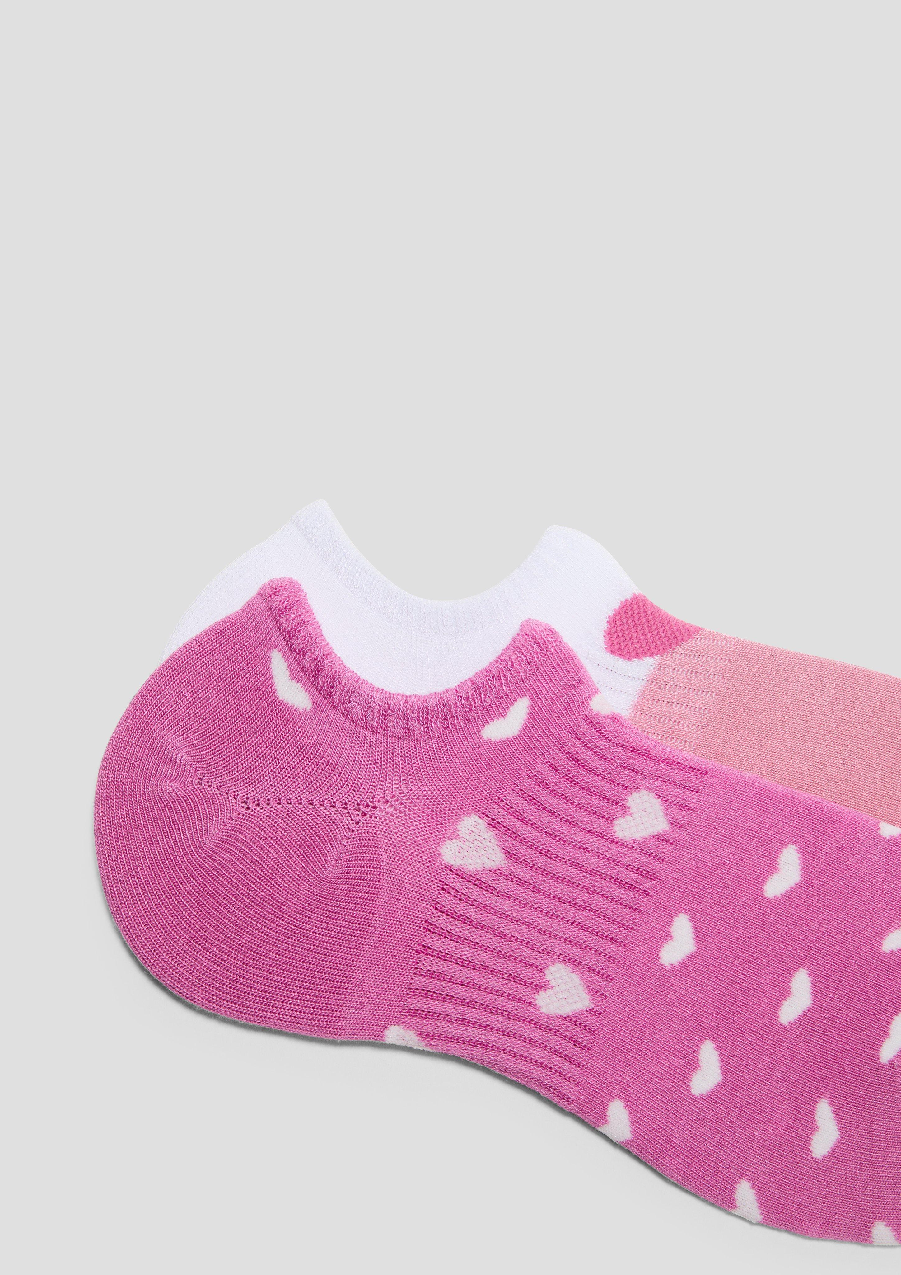Kurze Socken mit Herz-Details  6007873-4100