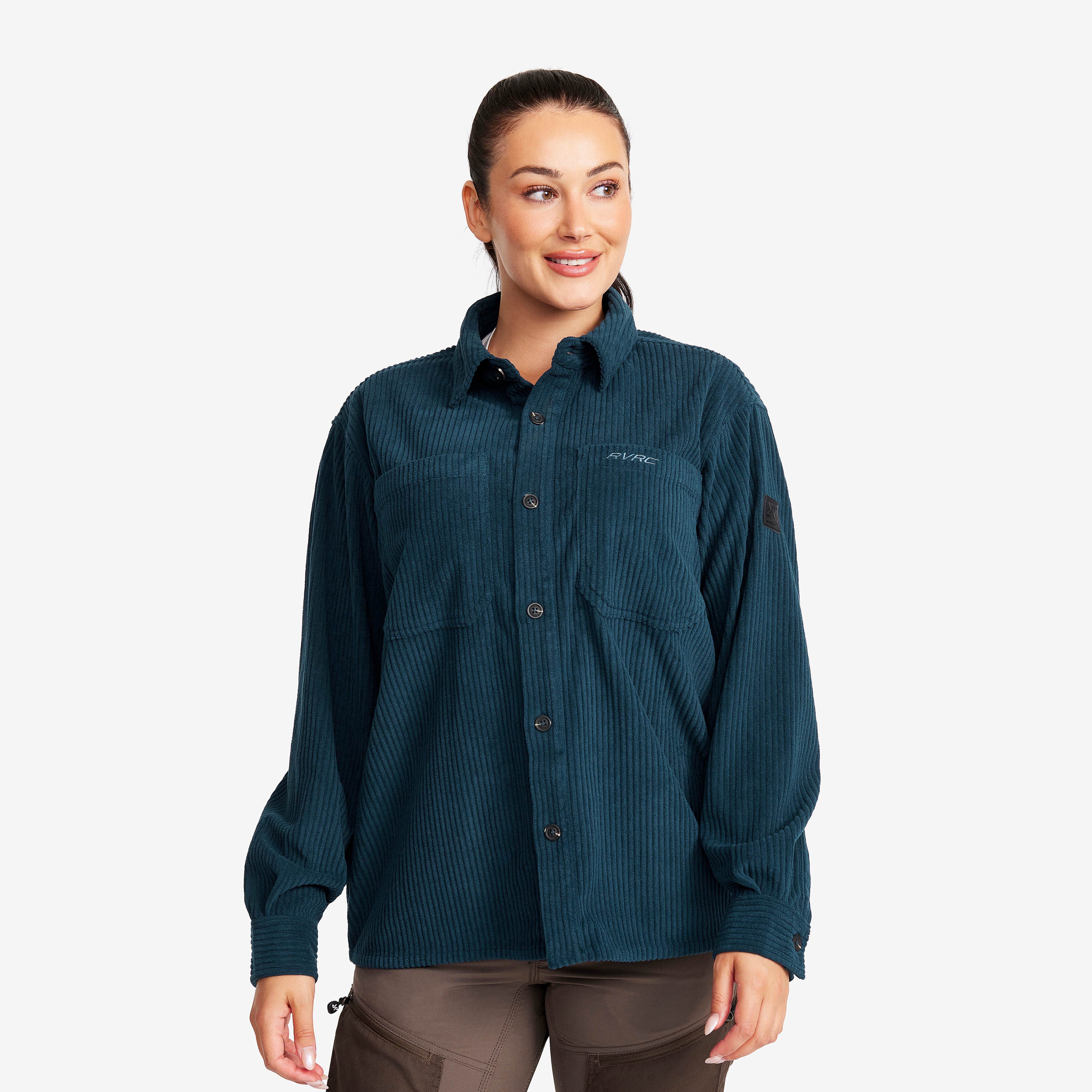 Cord Shirt Femme Moonlit Ocean