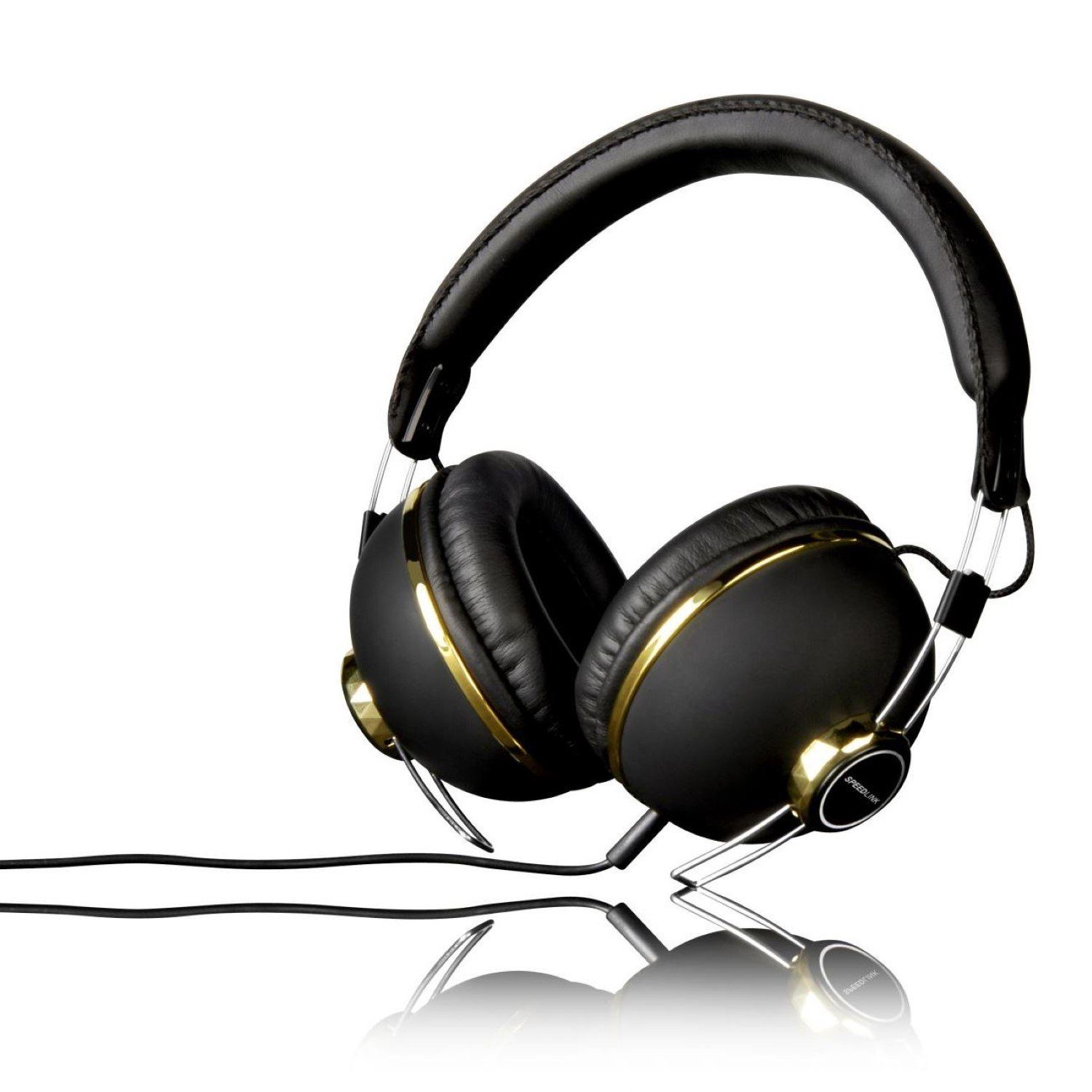 Speedlink BAZZ Over-Ear Headset + Mikrofon 3,5mm Klinke Headset (Integrierte Kabelfernbedienung mit Lautstärkeregeler, Mikrofon-Stummschaltung, auch passend für PS5 PS4 Xbox Series X/S One, Stereo, Kopfhörer Handy MP3 Hifi)