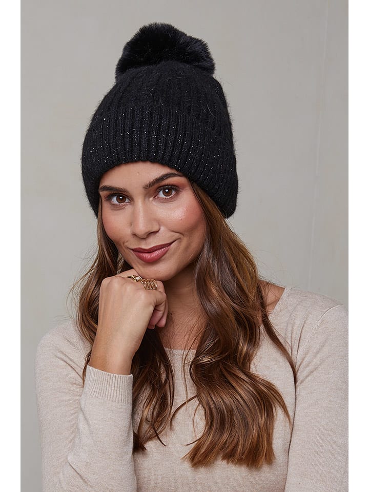 Soft Cashmere Mütze in Schwarz günstig kaufen onesize