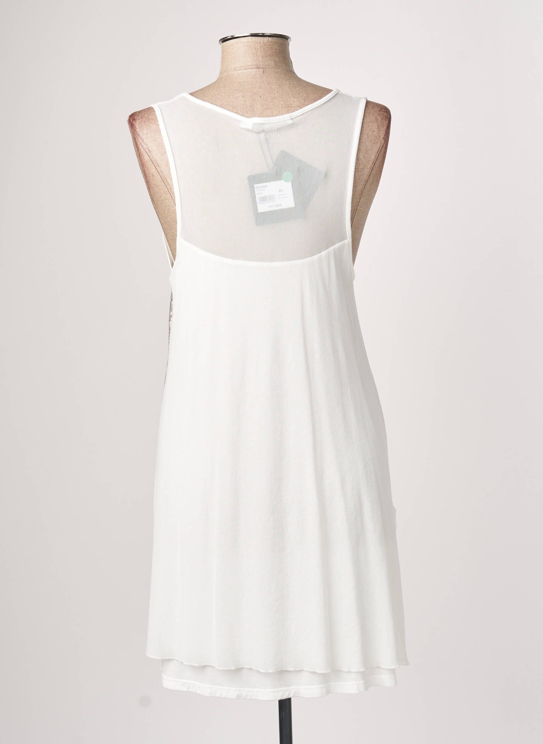 Lauren Vidal Tuniquesansmanche Femme couleur beige