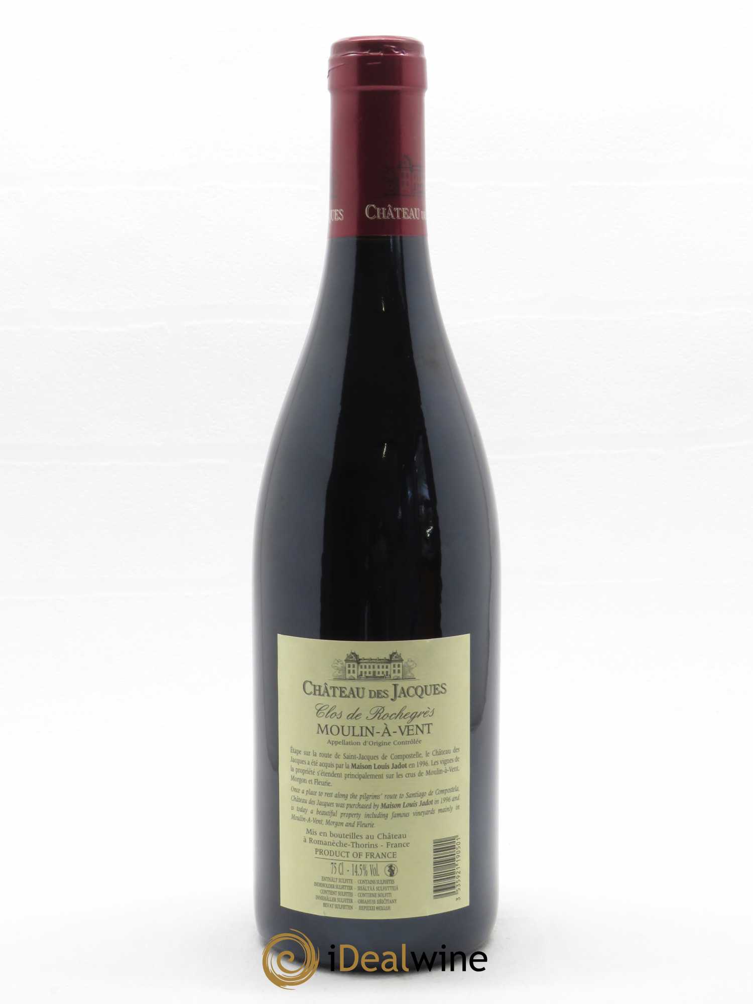 Moulin à Vent Clos de Rochegrès Château des Jacques  2020 - Lot de 1 Bouteille