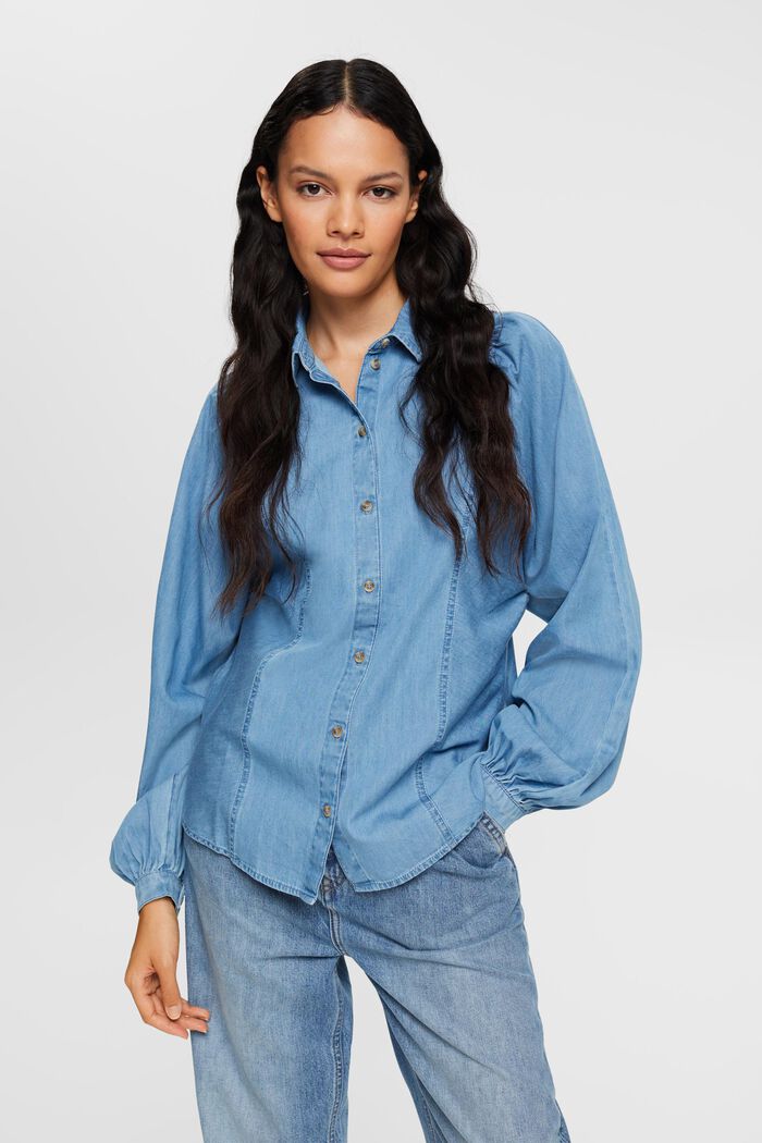 Jeansbluse aus Denim