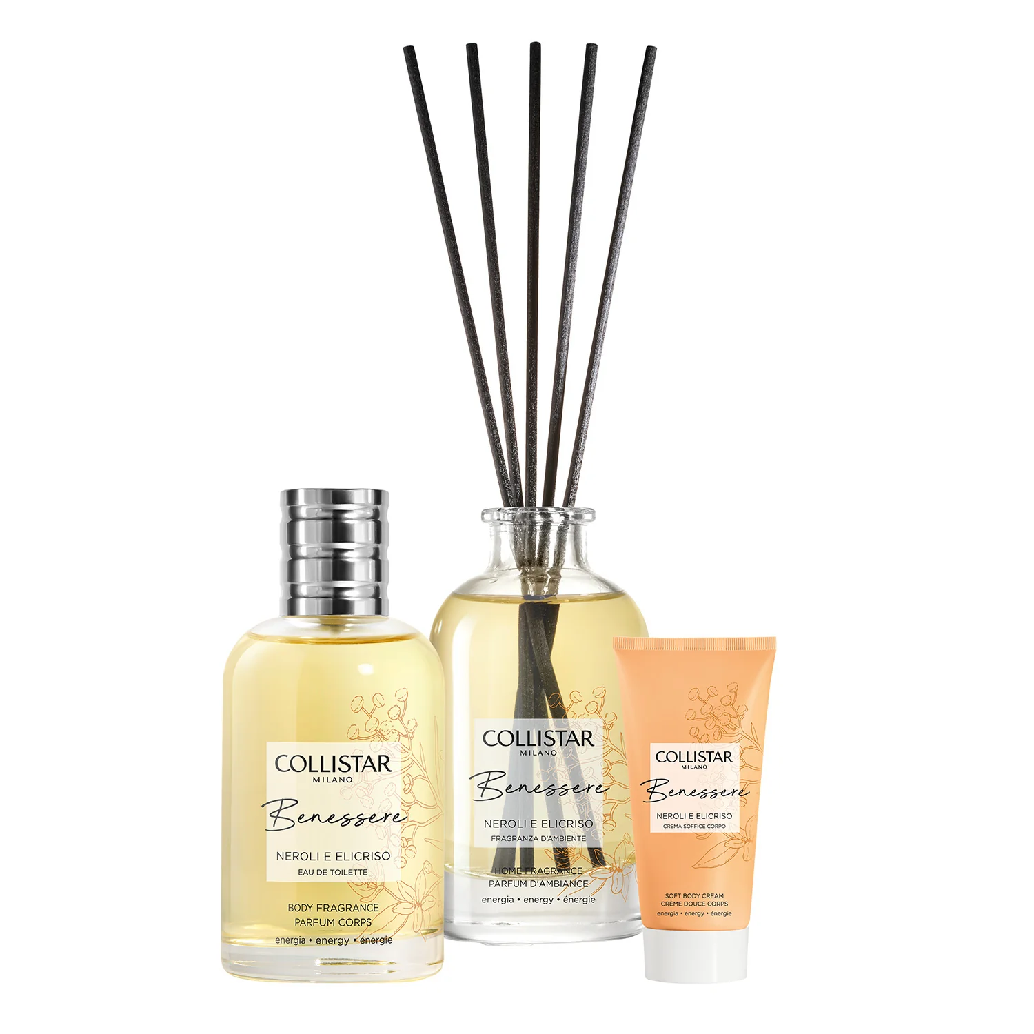 Set de Bienestar Neroli y Helichrysum - Set Corporal, Eau de Toilette, Set de Perfumes para Mujer