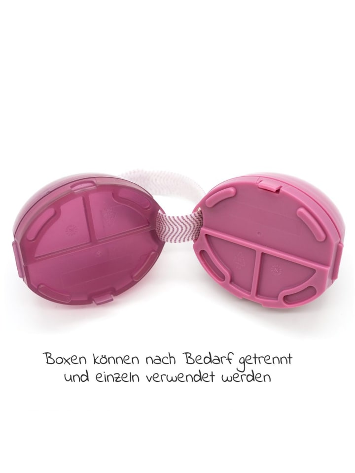 MiaMia Schnullerbox Duo - Beere in rosa günstig kaufen onesize