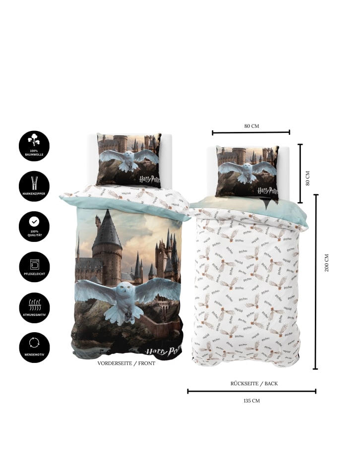 Harry Potter Bettwäsche-Set 