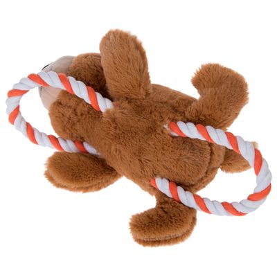 Hundespielzeug Bär mit Tau