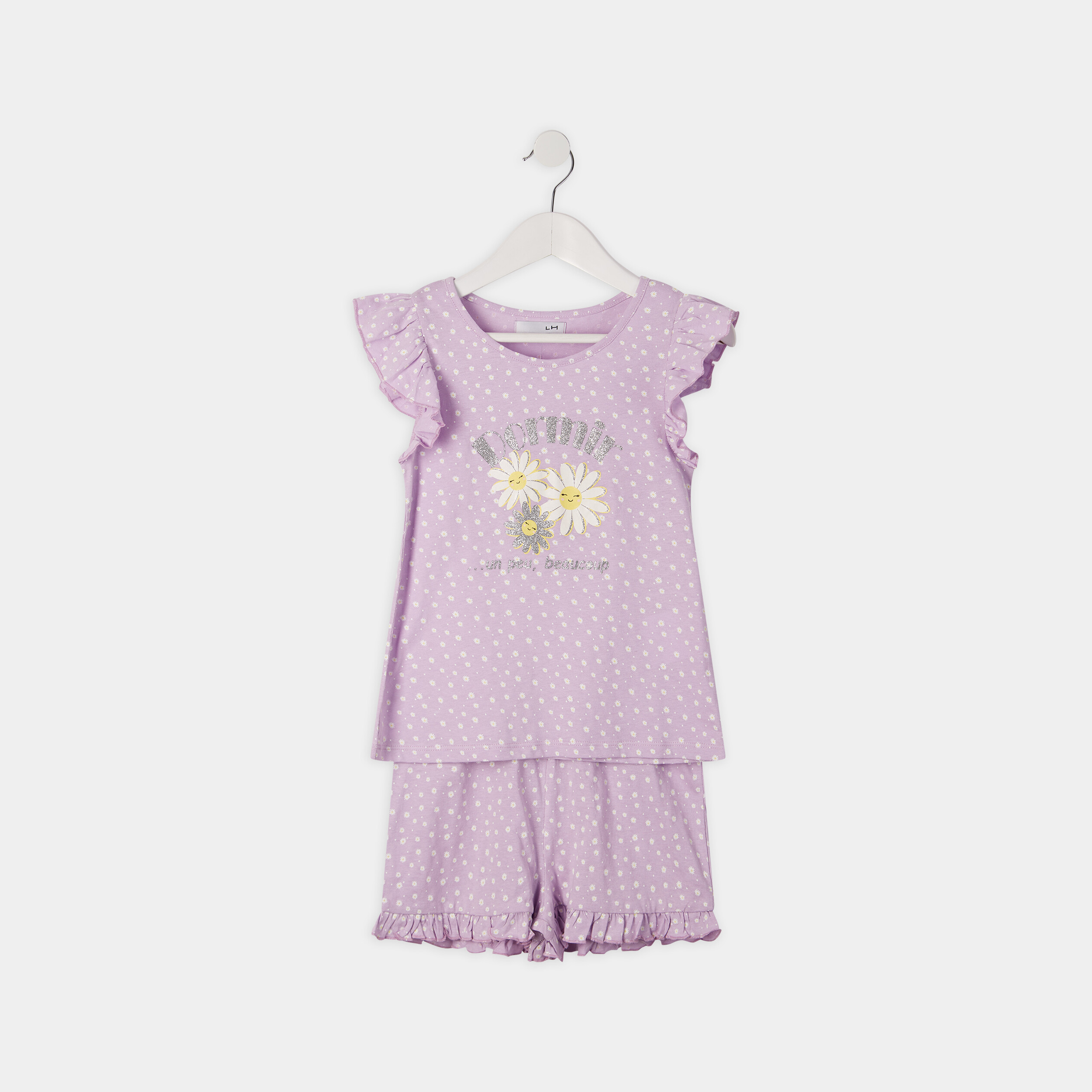 Ensemble pyjama parme fille | La Halle