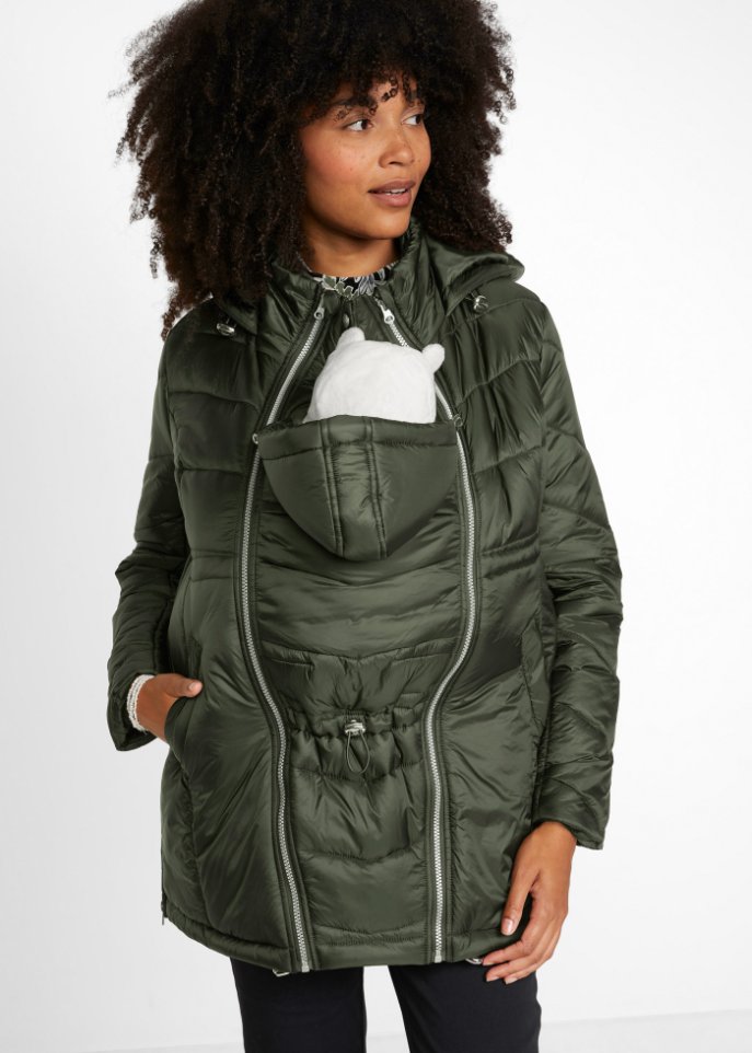 Stepp-Umstandsjacke / Tragejacke