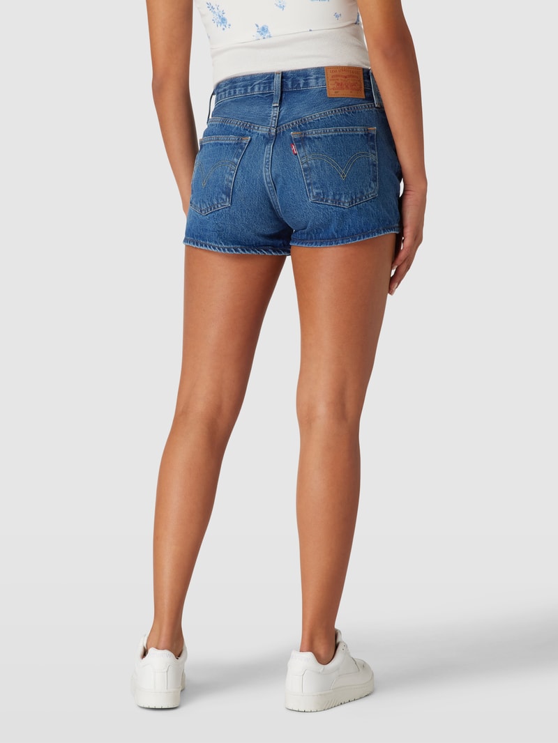 Shorts im Used-Look in jeans