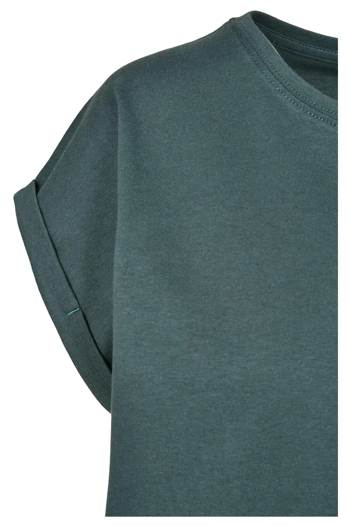 Urban Classics  Damen T-Shirt mit verlängerter Schulterpartie für Damen