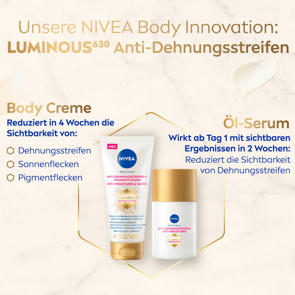 Körperöl Luminous Anti-Dehnungsstreifen, 100 ml