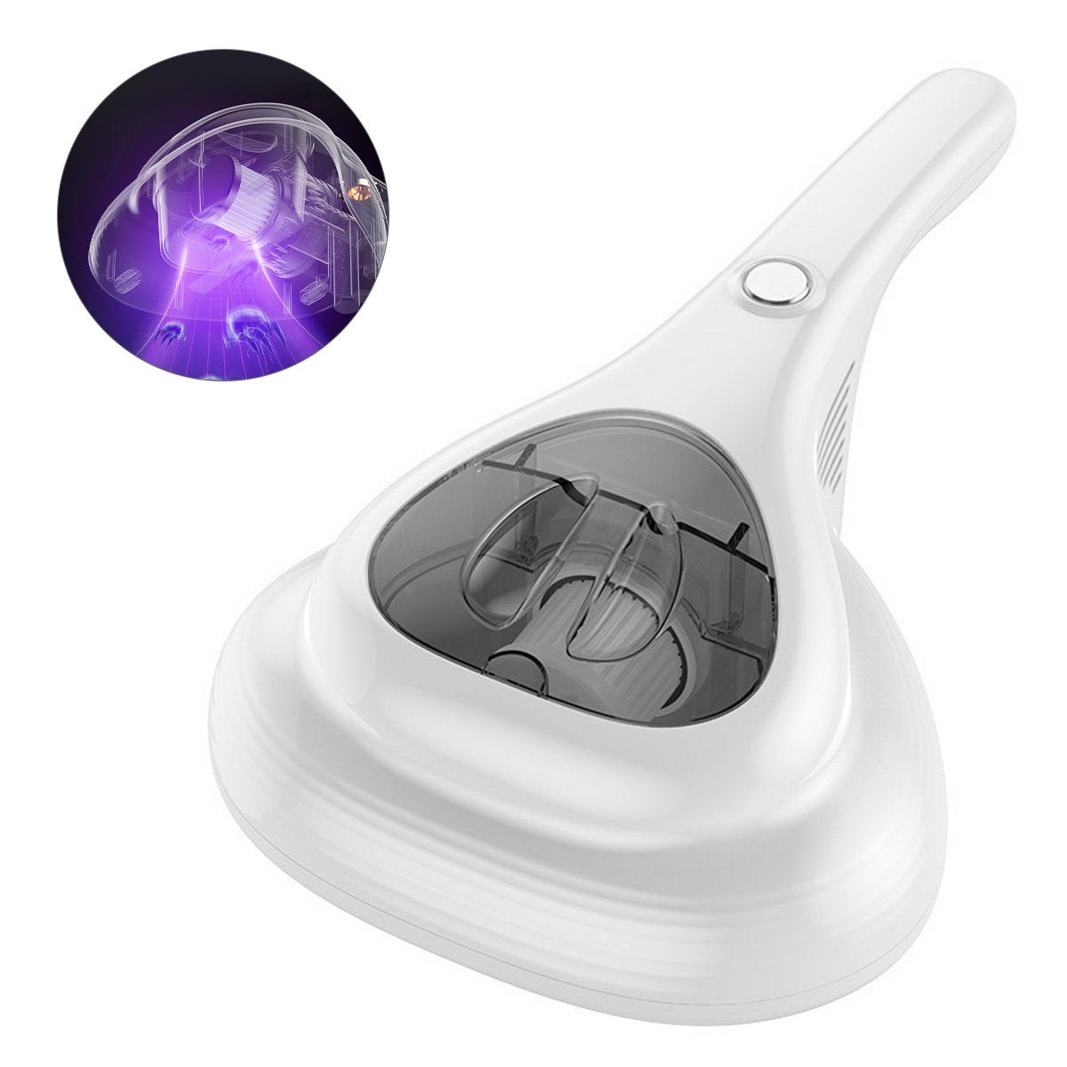 Hikeren Matratzenreinigungsgerät 60W Handheld Bett Milben Sammler,UV Sterilisieren Entfernen Milben, 60,00 W