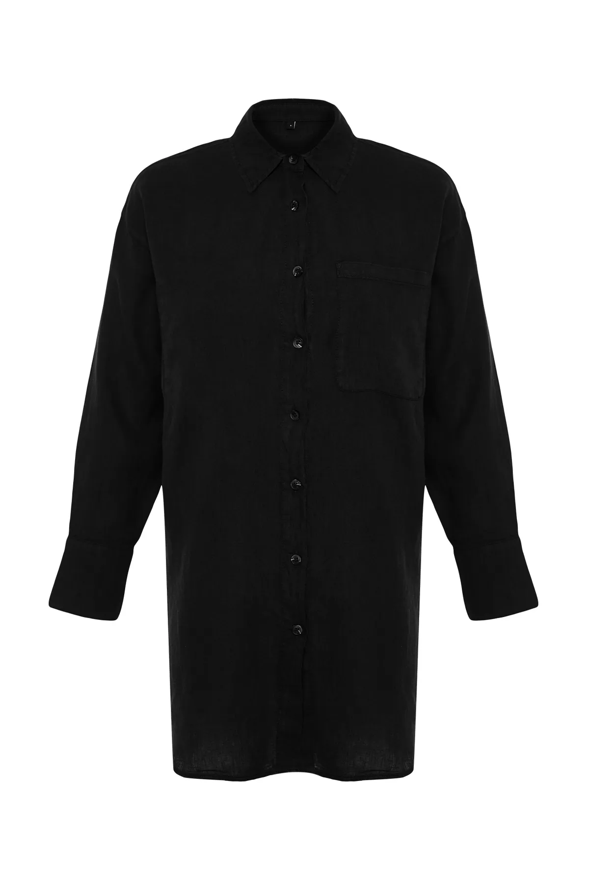 Trendyol Collection  Hemd - Schwarz - Oversized