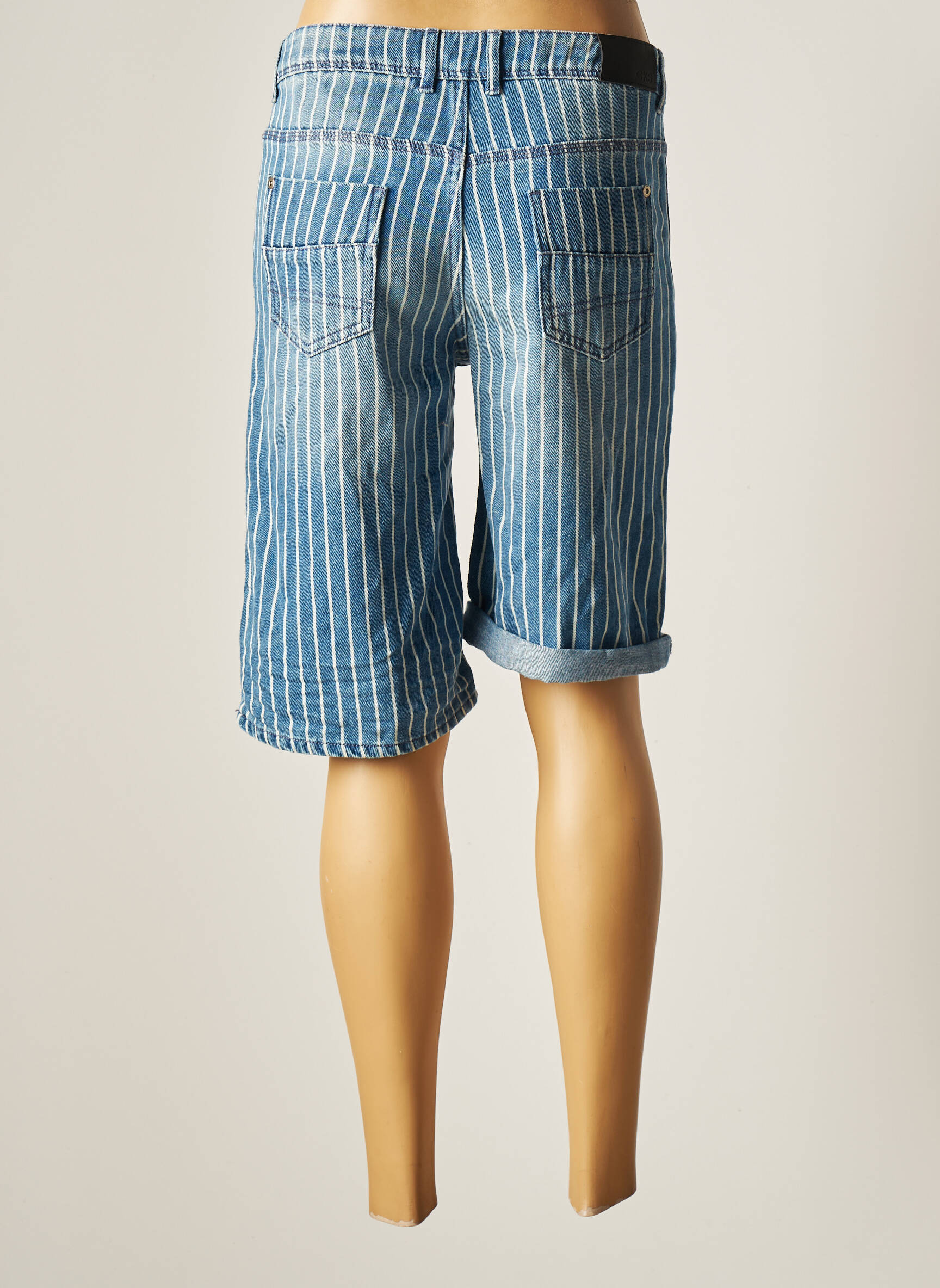 Cks Bermudas Femme couleur bleu