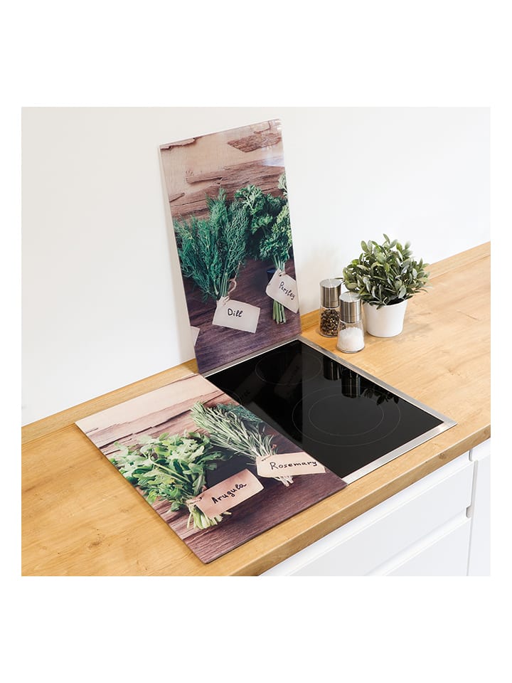 Chefware 2er-Set: Herdabdeckplatten in Bunt - (L)52 x (B)30 cm günstig kaufen onesize