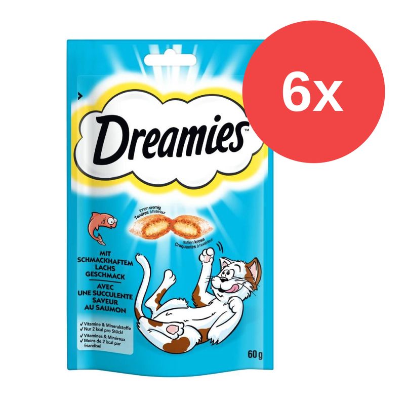 Sparpaket Dreamies Katzensnack Klassik 6 x 60 g