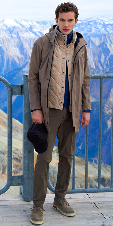 BOGGI MILANO, Perfekter Parka, Komplett-Outfit