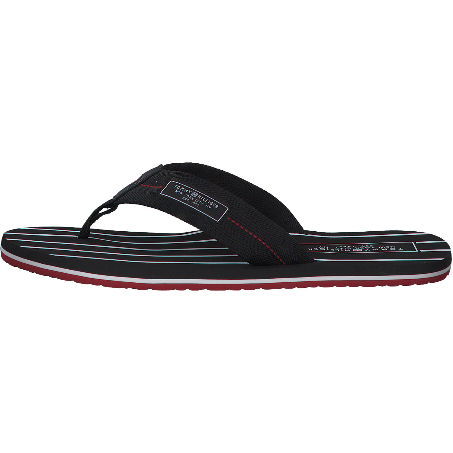 Tommy Hilfiger FM0FM04470, Zehentrenner, Herren, black