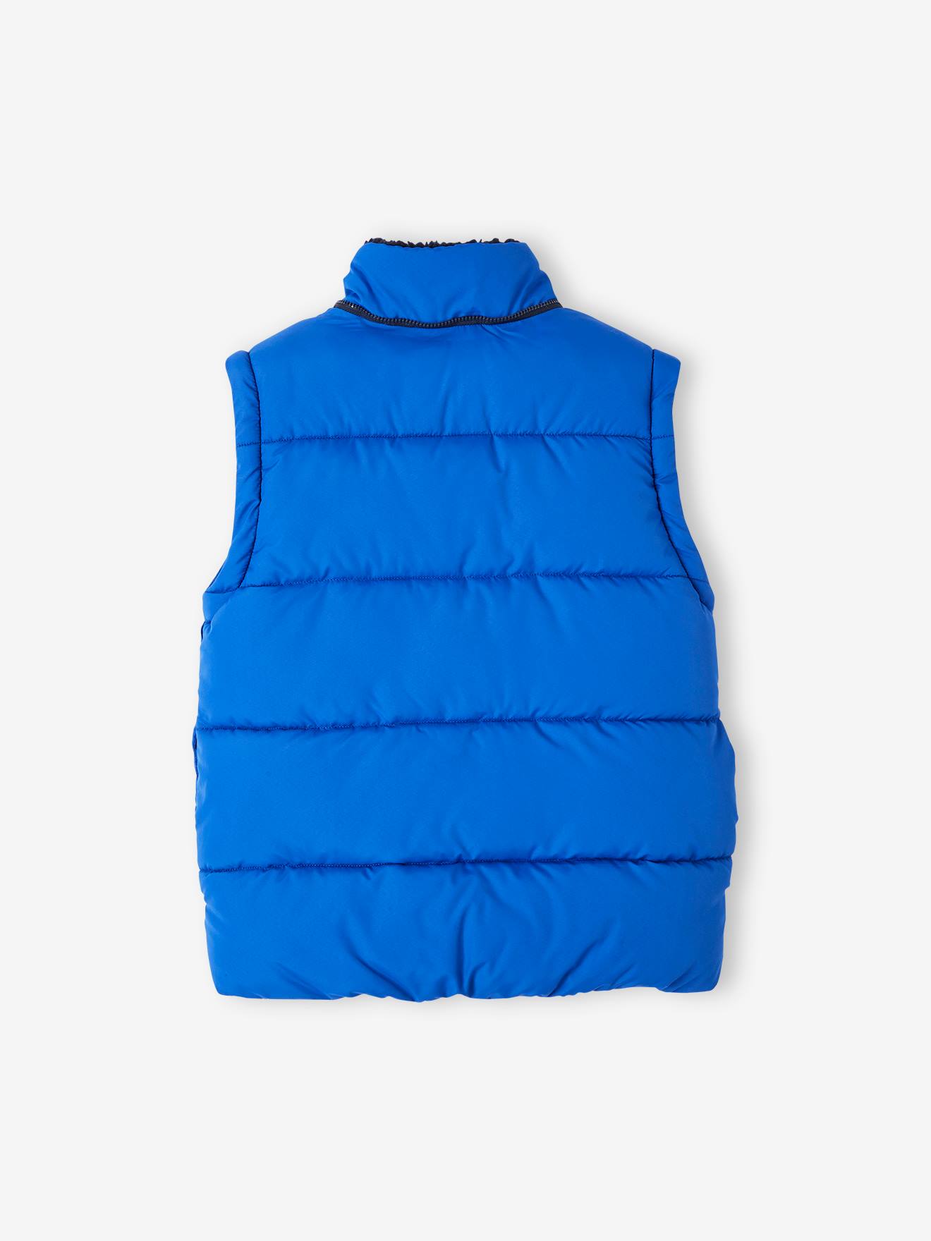 Vertbaudet Jungen 2-in-1-Steppjacke mit Fleecefutter - elektrisch blau