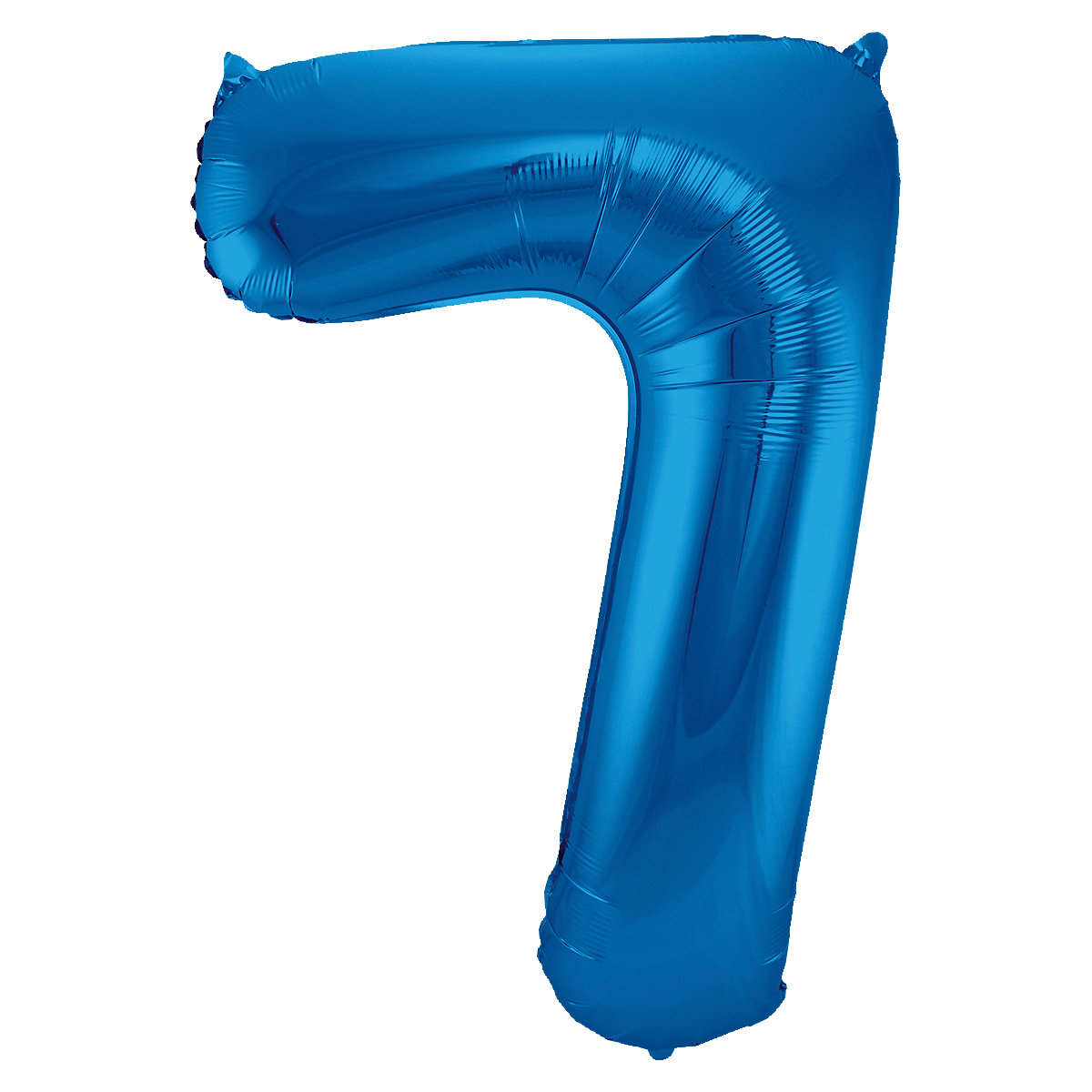 Folienballon blau Zahl 7, 86 cm