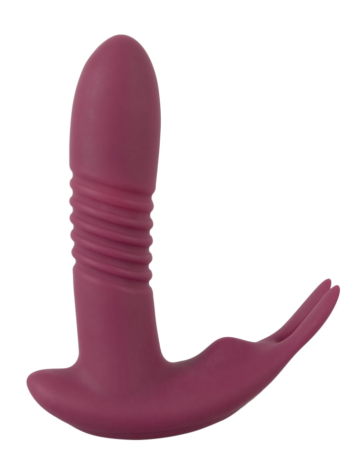 Javida Vibrator RC Hands-free 3 Function Vibrator in rot günstig kaufen 14,5 cm
