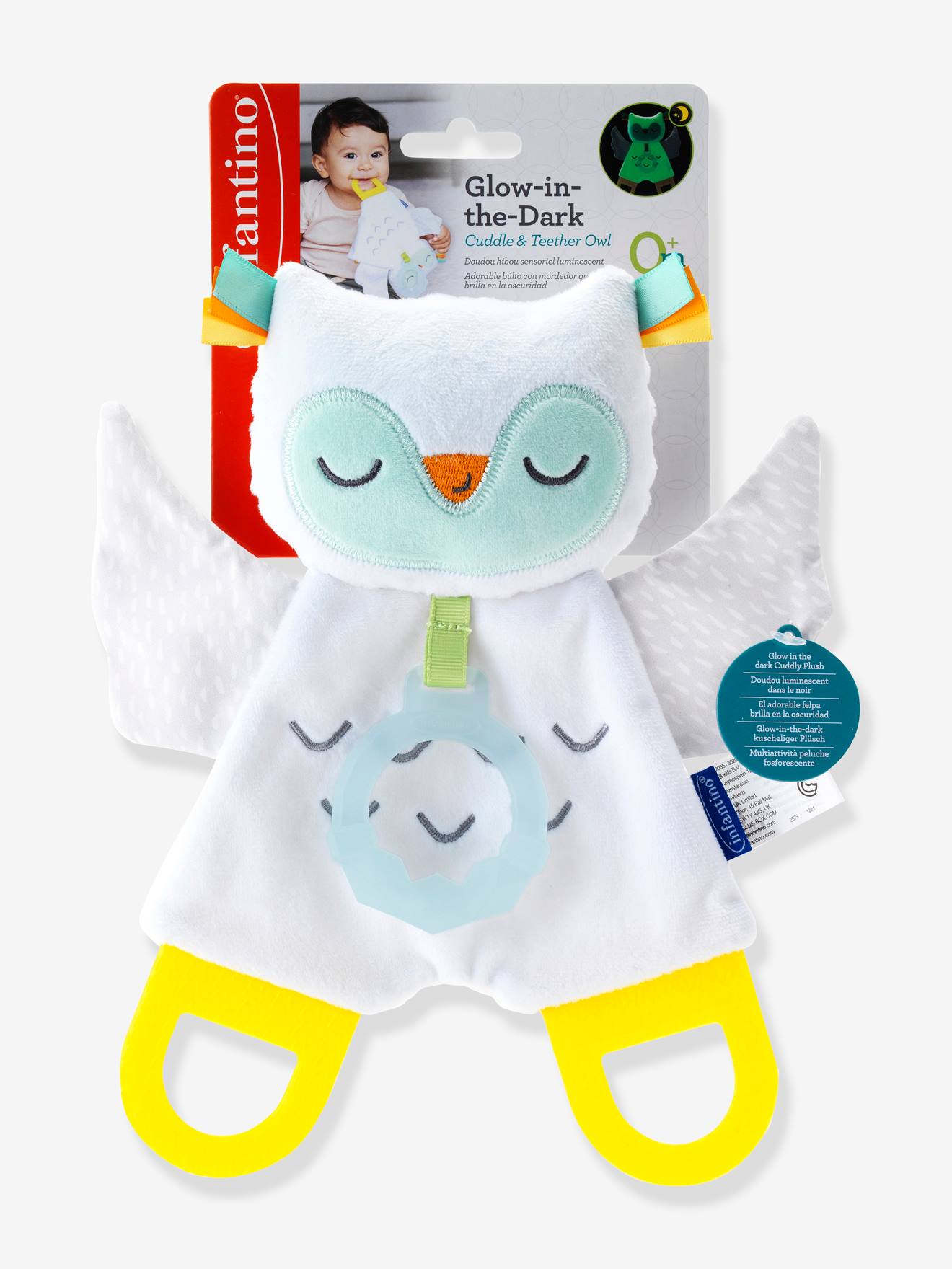 Coﬀret Naissance avec Doudou luminescent dans le noir
