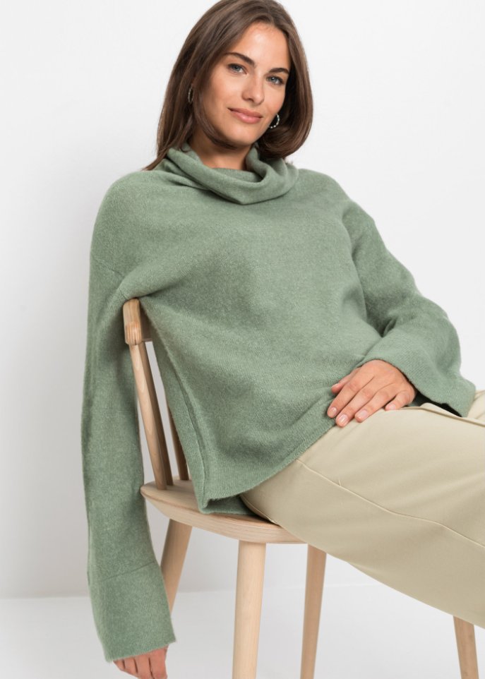 Pullover mit weitem Ärmel