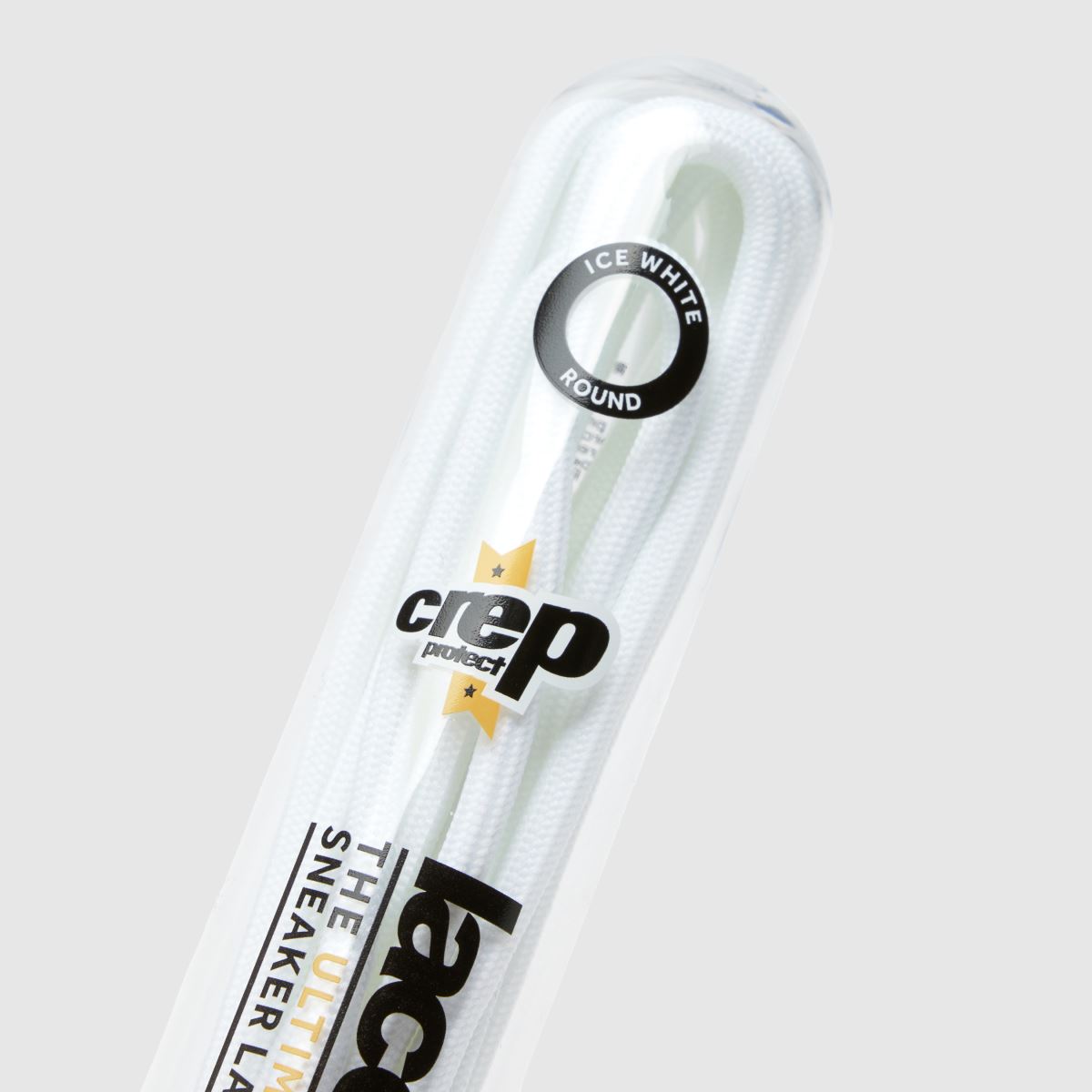 Crep Protect fehér, kerek tónusú fűzők