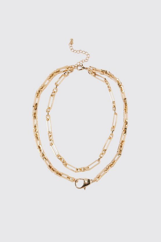Clip Detail Chain Necklace