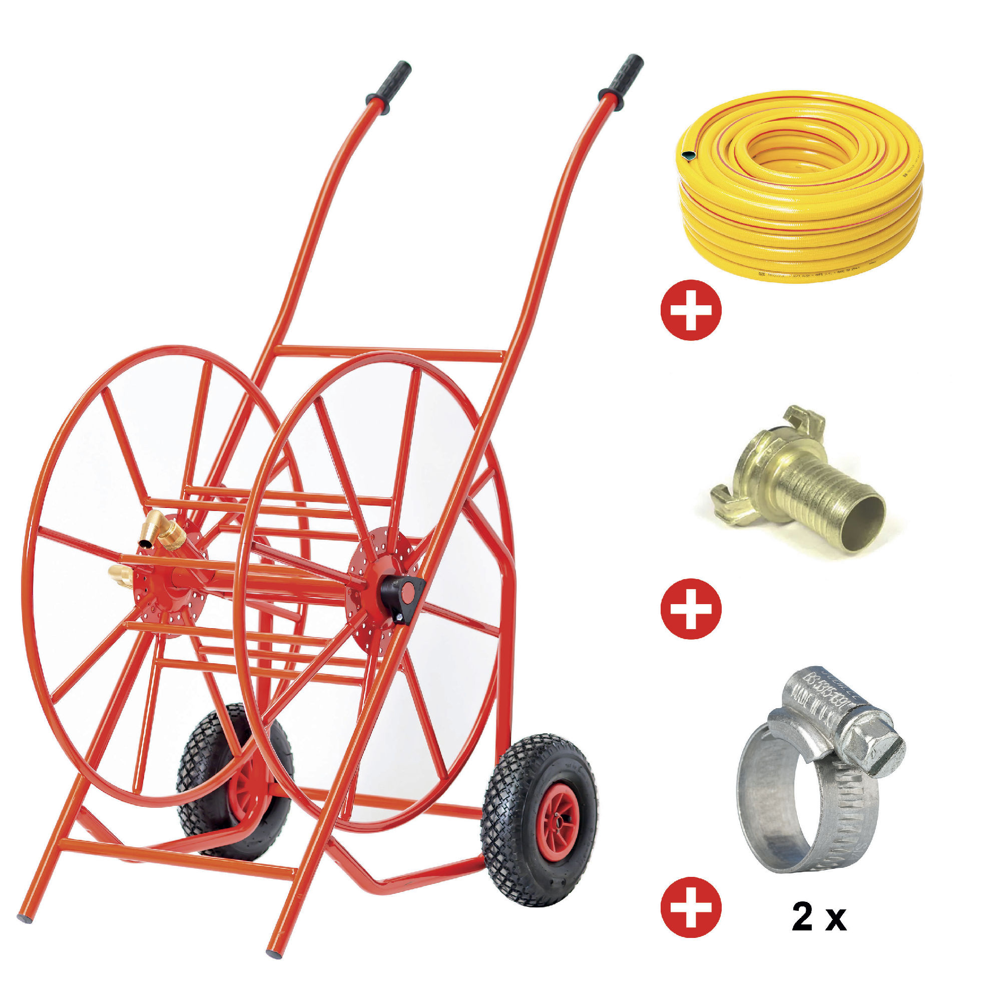 Set di carrelli portatubo Metal Works 756200352 HS10PL XL in acciaio verniciato a polvere da 1
