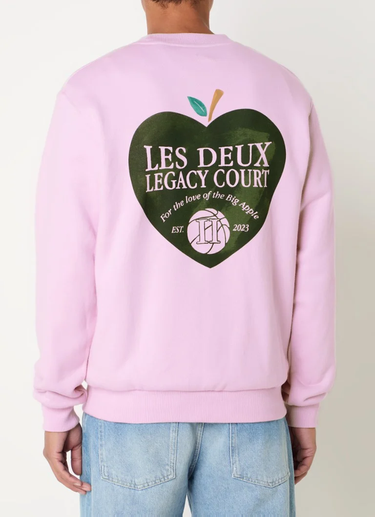 Les Deux Legacy sweater with logo and back print