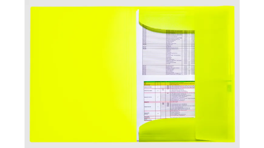HERMA Sammelmappe A3 PP Neon gelb neongelb