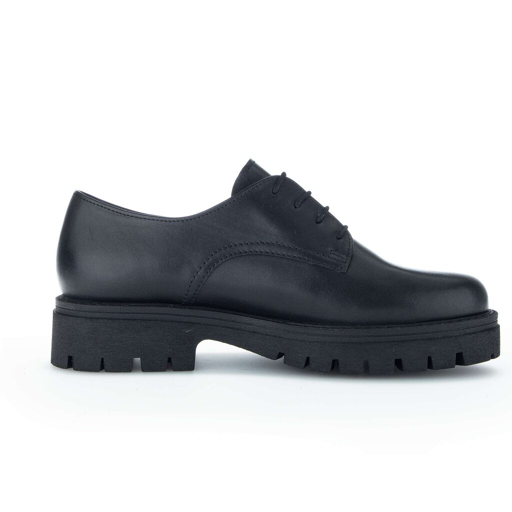 Gabor comfort Schnürschuh schwarz