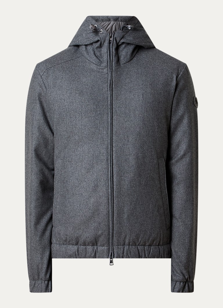 Kurtka bomberka Moncler Torrani z kapturem