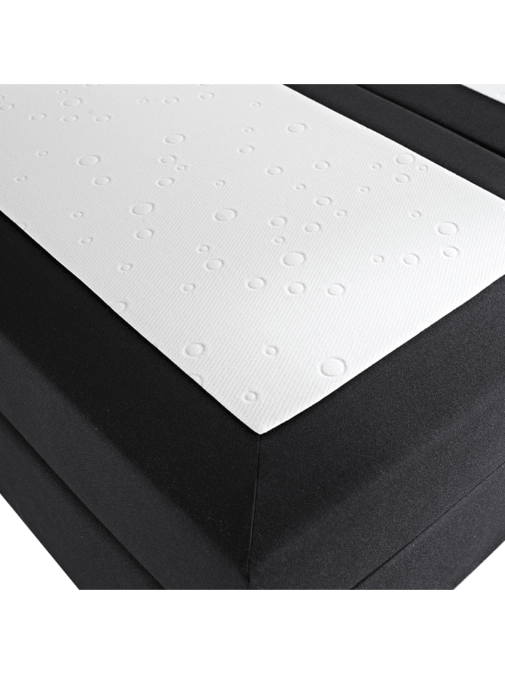 Beliani Doppelbett PRESIDENT in Schwarz/Silber - (W) 190 x (H) 90 x (L) 210 cm günstig kaufen onesize