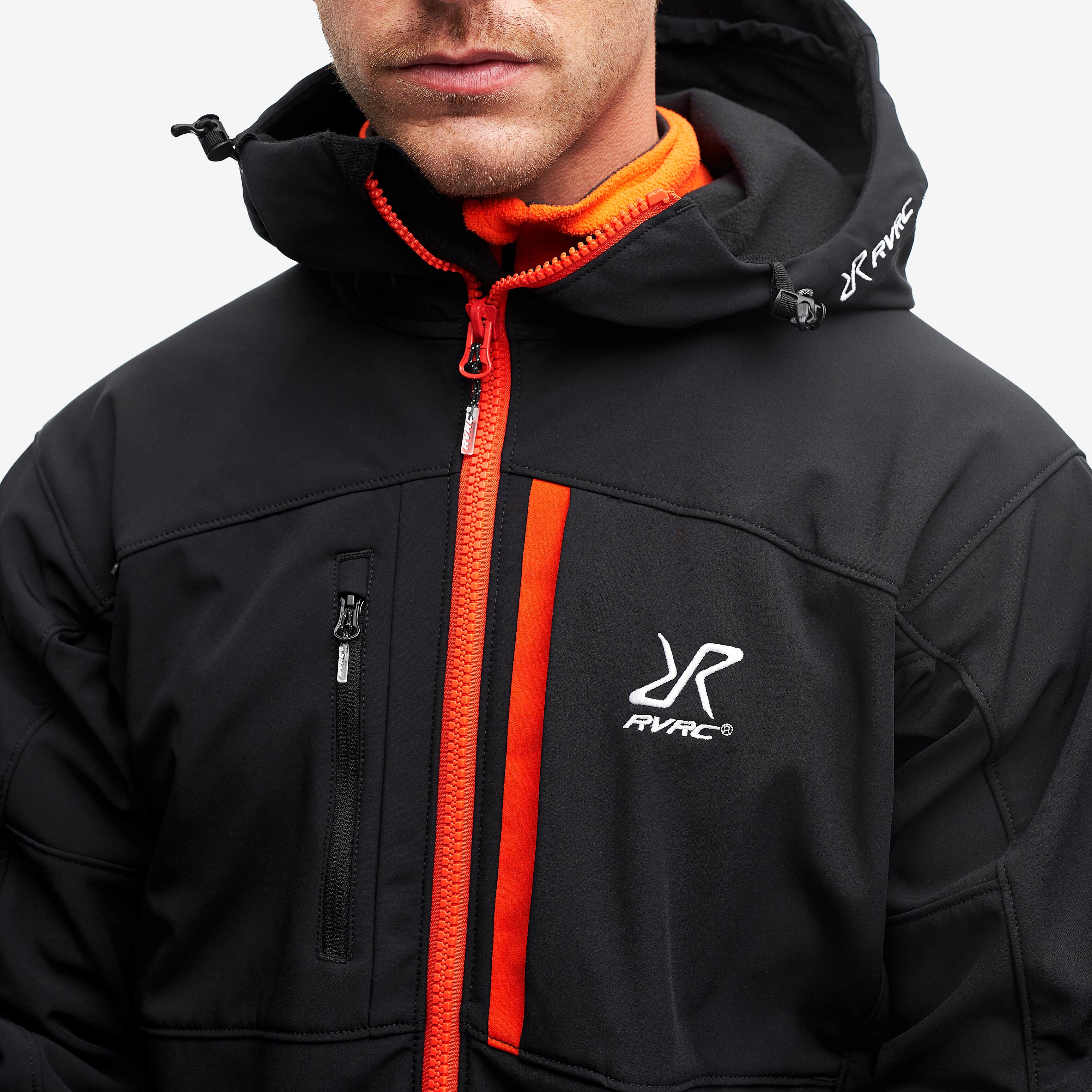 Hiball Jacket Homme Black/Orange
