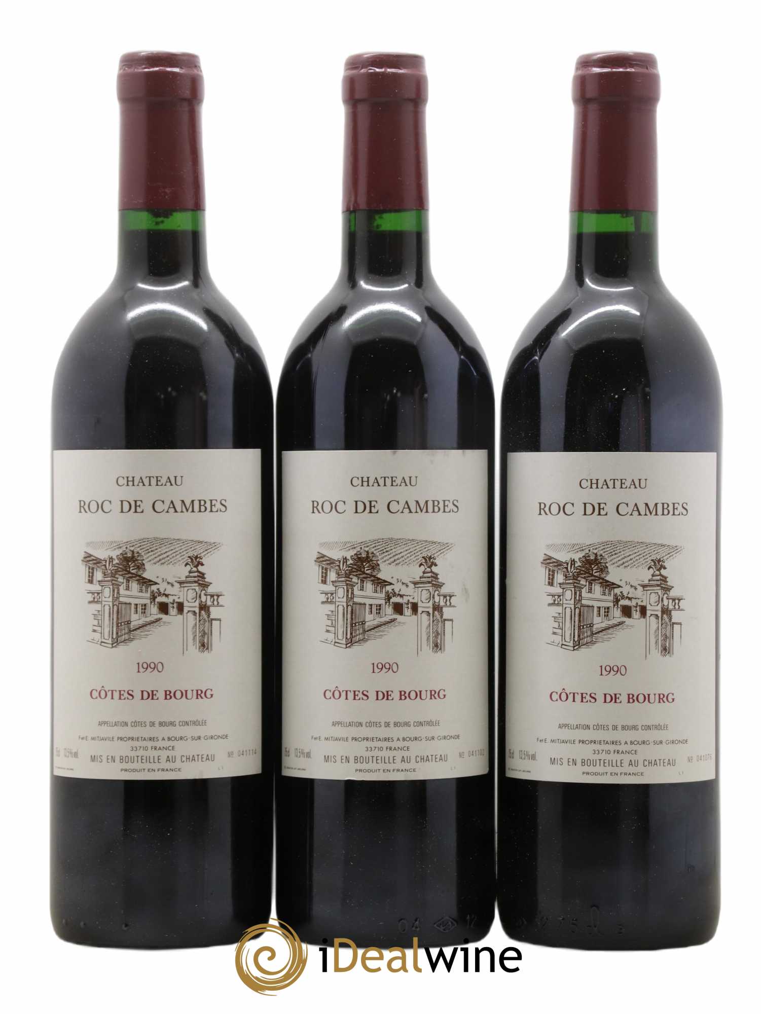 Roc de Cambes  1990 - Lot de 12 Bouteilles