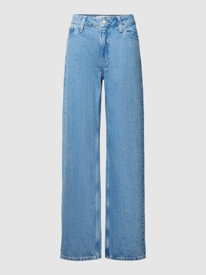 Straight Leg Jeans im 5-Pocket-Design Modell '90 S' in hellblau